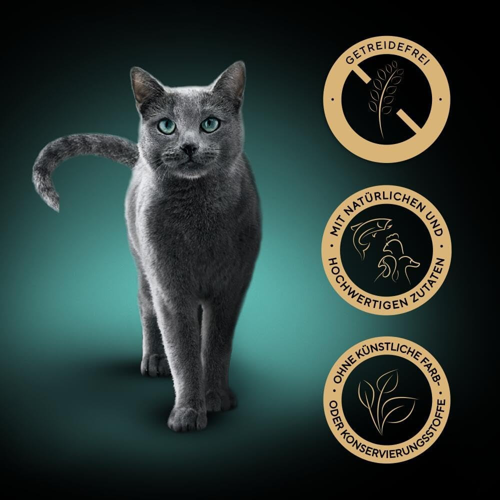 SHEBA Nature's Collection in Salsa - Cibo umido per gatti di alta qualità, varietà fine (MSC) in bustine porzionate - 72 x 85 g