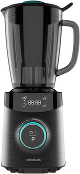 Cecotec Robot da cucina Power Black Titanium 2200MAX Smooth, 2200 W Maximale Leistung, 6 Klingen Aus Edelstahl, Funzione Ice Crush, Funzione Turbo e Smoothie, Funzione Autoclean Kitchen Naty Shop Schwarz 2500 W | 1,8 L + pulizia automatica