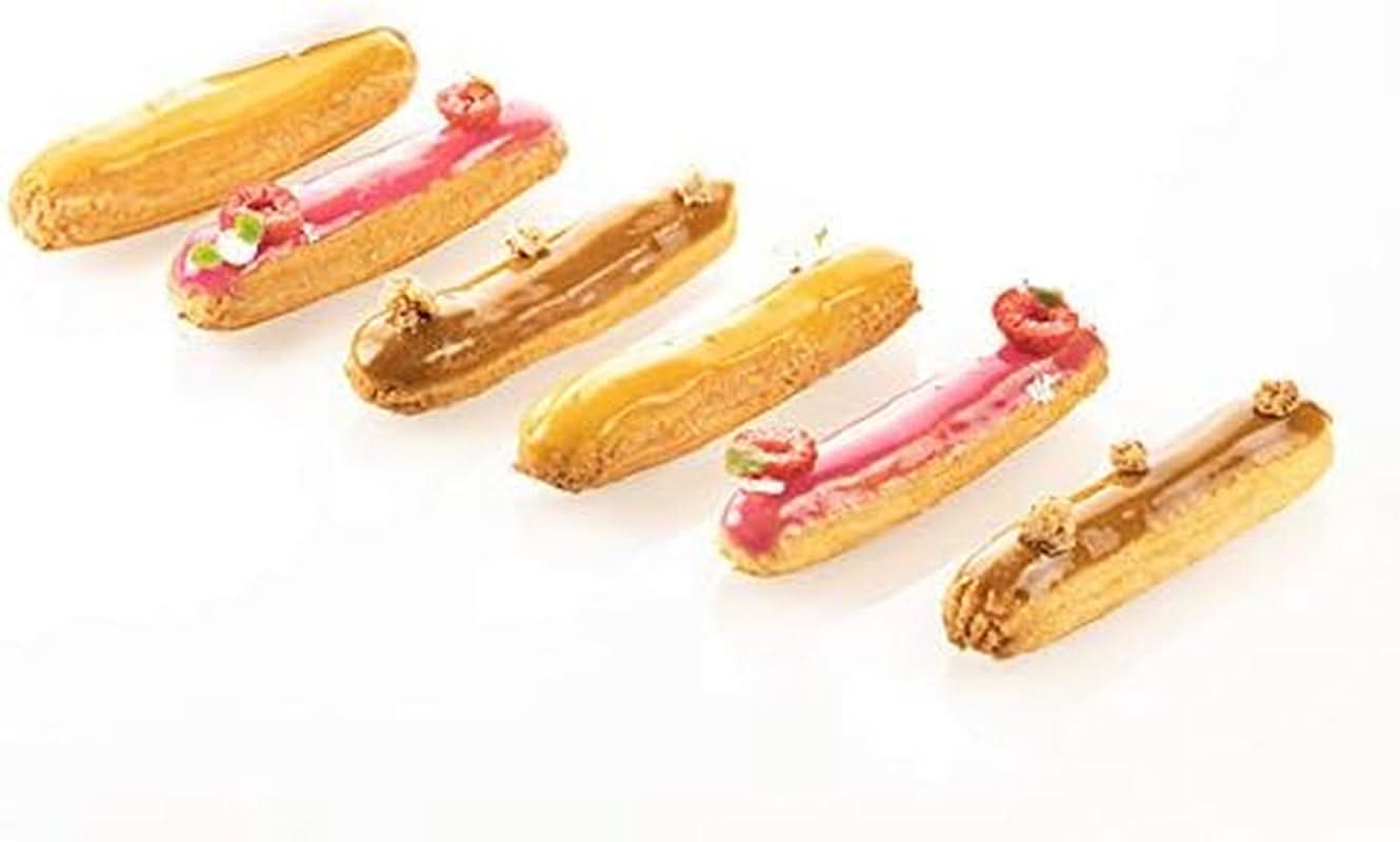 Silikomart Tappetino in Silicone Microforato Professionale Cottura Eclair Due Ragazze 58,3 x 38,4 cm Cucina Naty Shop