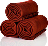 ALCLEAR 3 pezzi Coperte in pile Oeko Tex, colore: antracite, misura grande 130X160 cm, oltre 200 G/M2, coperta per divano coperta per divano coperta coperta per soggiorno, coperta da picnic coperta per divano Letti e coperte Besuche den ALCLEAR-Store Marrone cioccolato 3 pezzi 130X160 cm