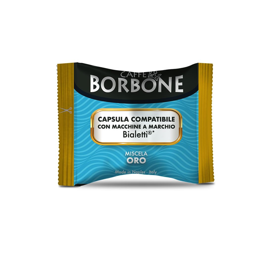 Caffè Borbone Gold-Kaffeemischung - 50 Kapseln - Compatibile con Kaffeemaschinen der Marke Bialetti®*