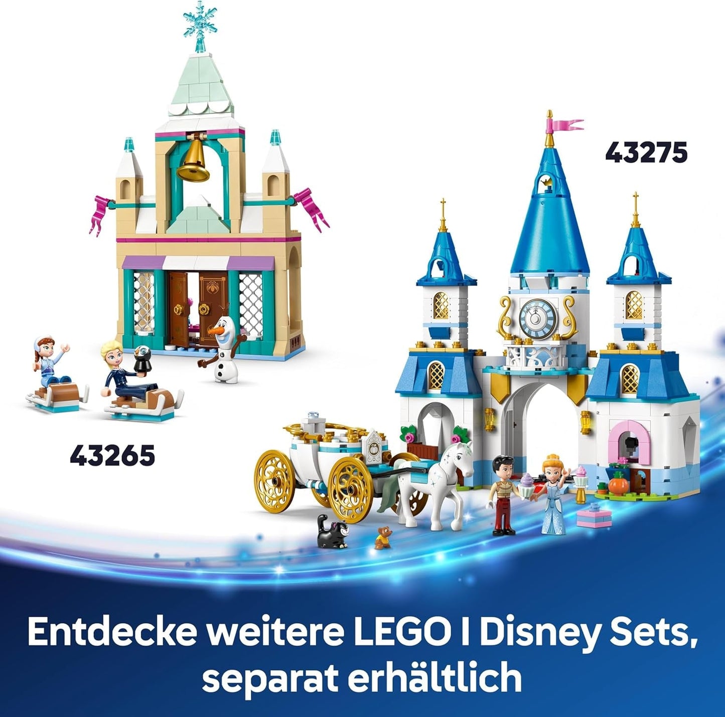 Mini casa dell'Encanto LEGO® Disney, giocattolo costruibile per ragazze dai 5 anni, giocattolo fantasy e set da costruzione con le mini bambole Mirabel e Antonio, un capibara e la chiave 43261 Set da costruzione Besuche den LEGO-Store
