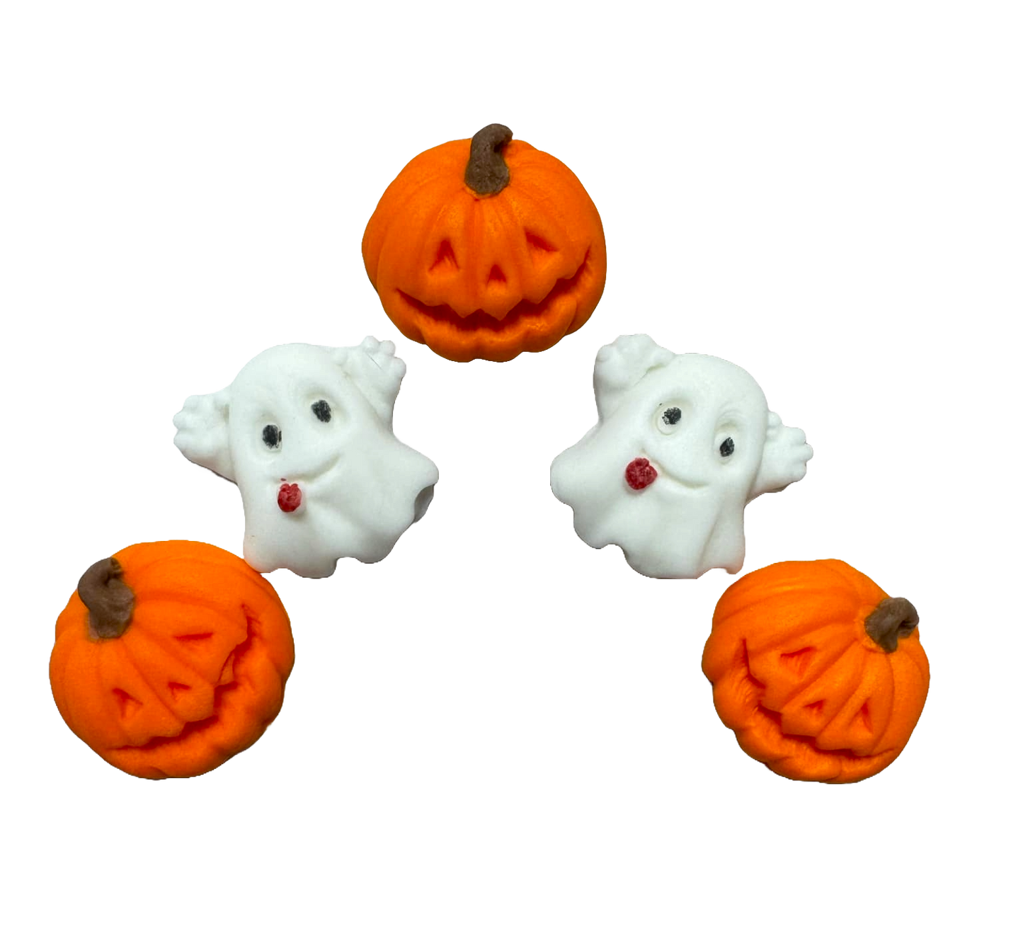 Set 5 decorazioni in zucchero commestibile, Decorazioni Autunnali in Pasta di Zucchero Naty Shop
