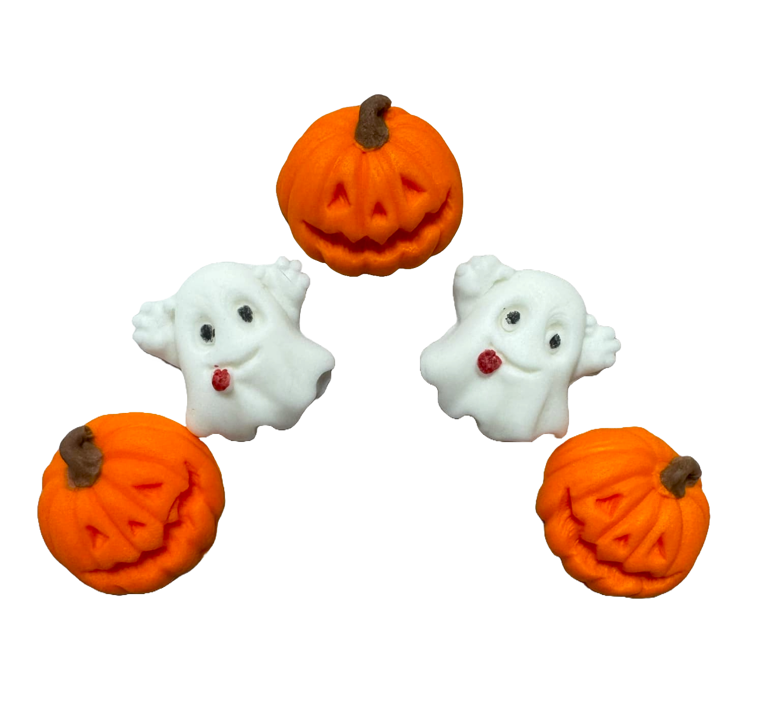 Set 5 decorazioni in zucchero commestibile, Decorazioni Autunnali in Pasta di Zucchero Naty Shop
