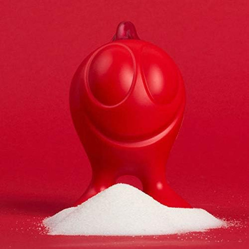 Dosatore zucchero Alessi "GINO ZUCCHINO" in resina termoplastica, rosso