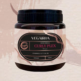 VEGAIROA - Curly Plex Mask - Maschera per ricci definiti senza effetto crespo - Cura idratante profonda - Per capelli ricci o ondulati - Prodotto professionale per parrucchieri vegani - Maschera per capelli Naty Shop 300ml