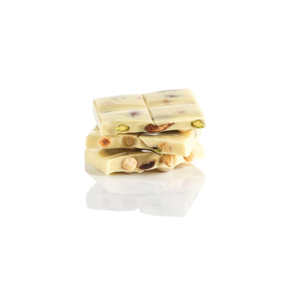Venchi - Tavoletta Nocciole Salate, Nocciole Salate, Mandorle e Pistacchi, 95g, con "Nocciole Piemonte", Senza Glutine, Senza Coloranti e Senza Conservanti
