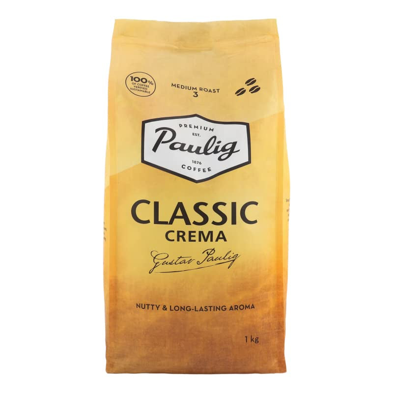 Caffè in grani tostati interi Crema Classica, 1 kg