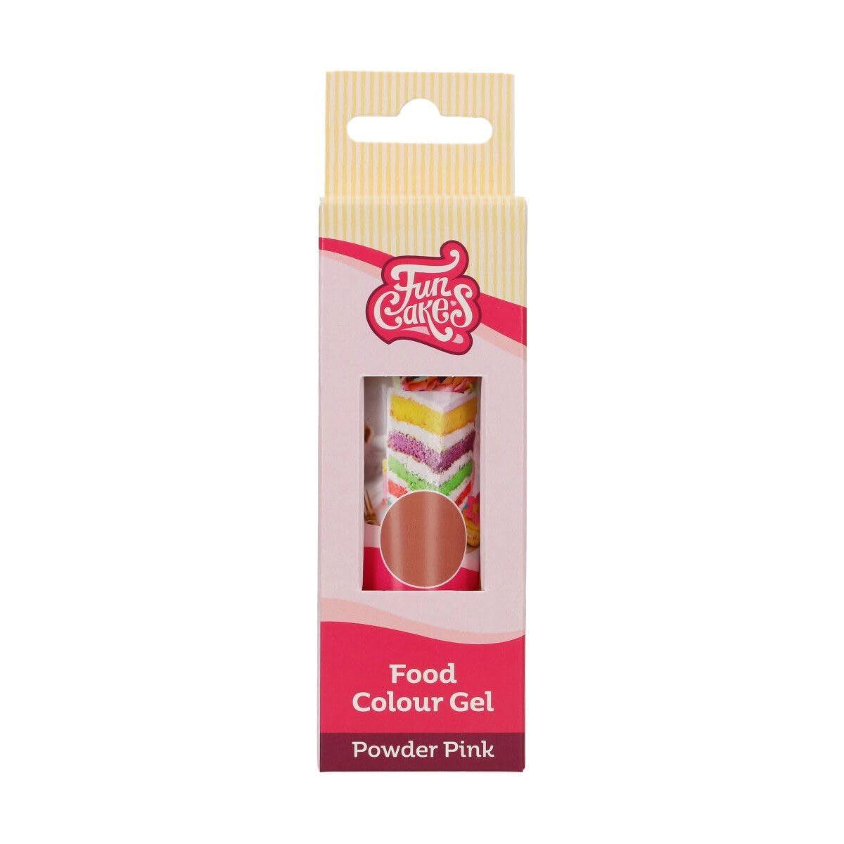 Colorante alimentare Funcakes Gel Powder Pink: colorante alimentare altamente concentrato per pasta, panna, fondente, marzapane, pasticcini, dosaggio facile, gocce singole per creare colori vivaci, Halal, 30 g