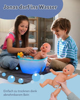 BABY Born Jonas - bambola baby 43 cm - 10 funzioni inclusi accessori e materasso - Funziona completamente senza batterie - Adatto a bambini dai 3 anni in su