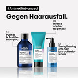 L'Oréal Professionnel Siero rinforzante contro la caduta dei capelli, Per capelli più corposi e forti, Aminexil Siero attivatore anticaduta avanzato, 90 ml Cura dei capelli Naty Shop