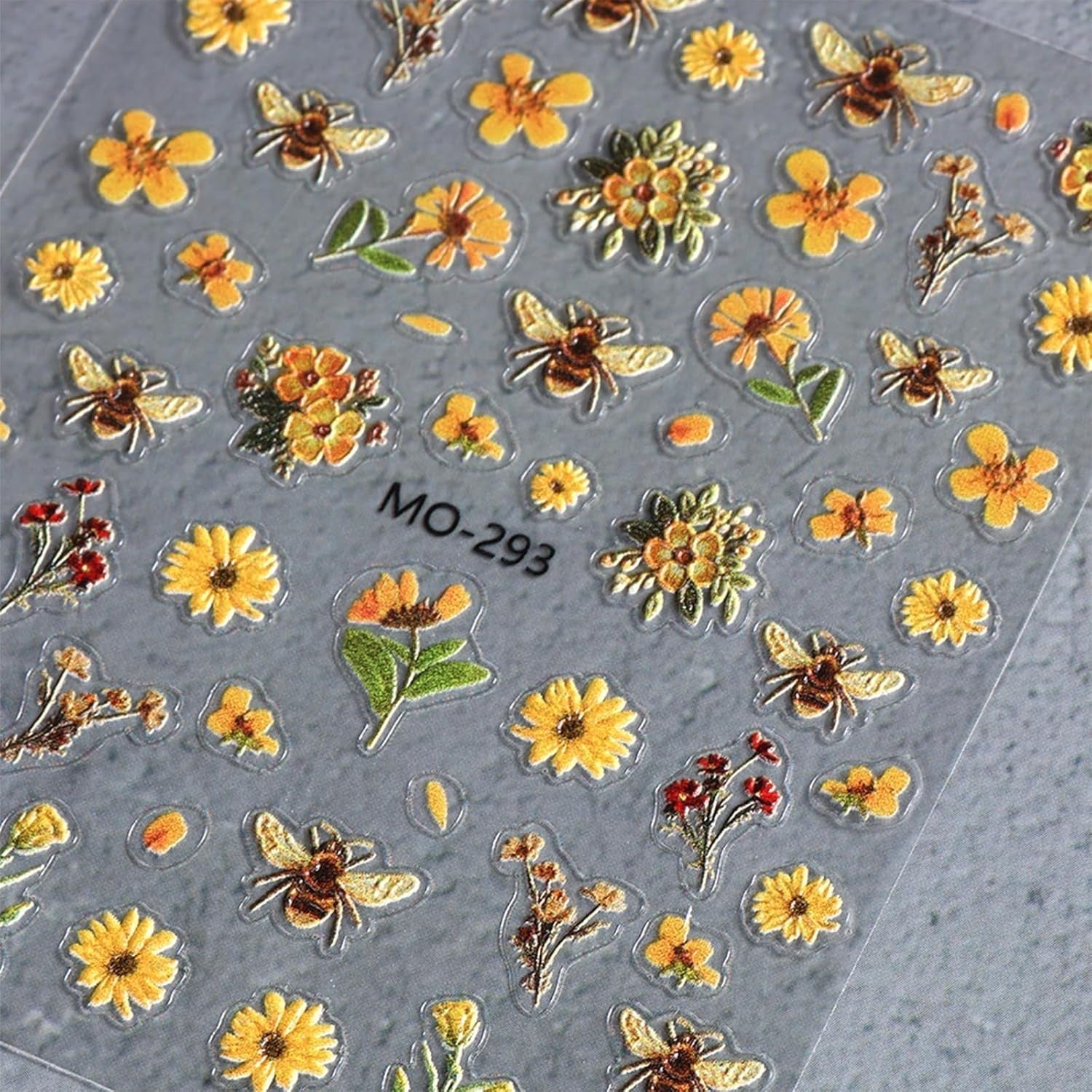 Set di 3 adesivi per unghie: fogli adesivi personalizzati con fiori e decorazioni per unghie, adesivi per unghie artistiche per tatuaggi creativi e decorazioni per unghie