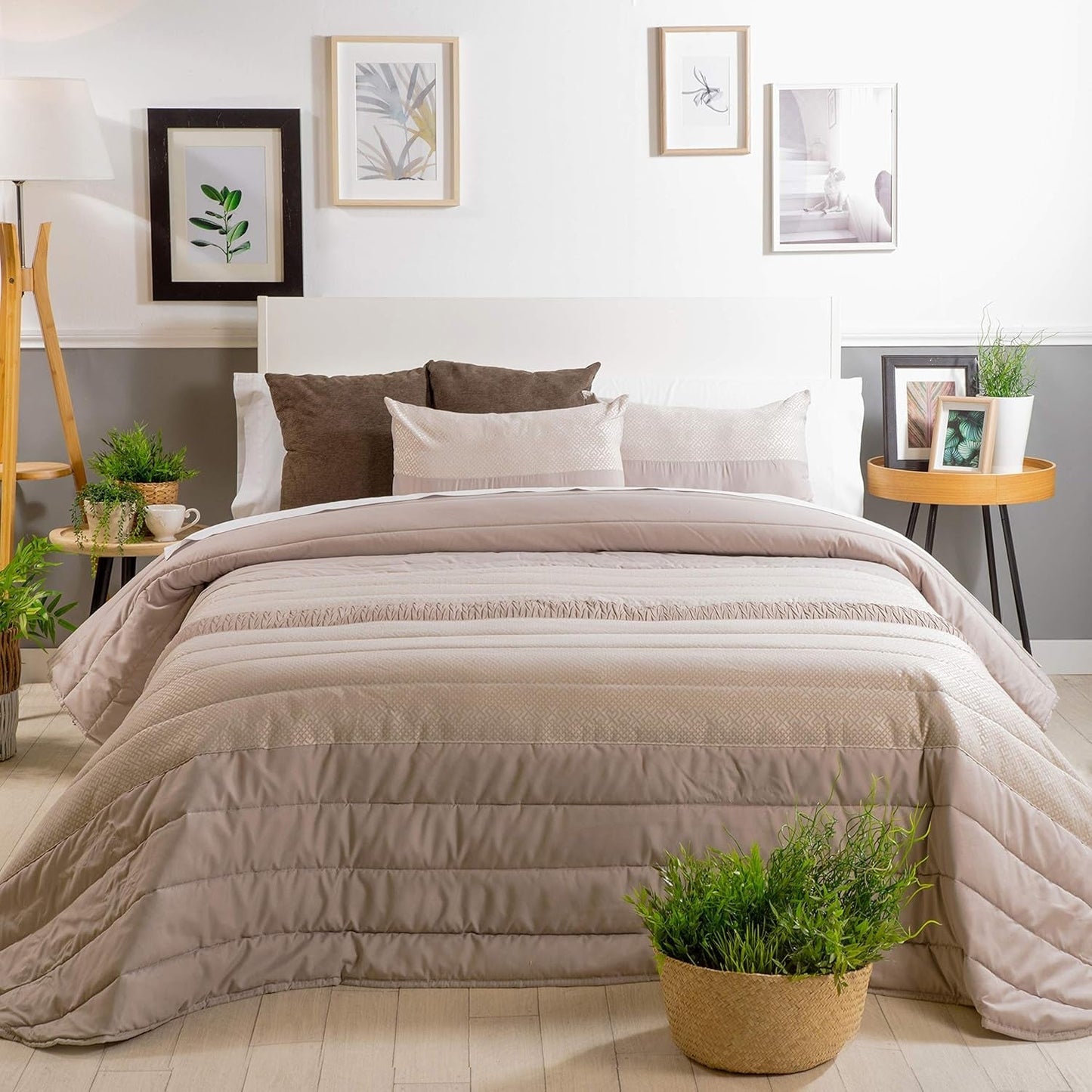 Piumino Spring 3, panna, per letto largo 135 cm Trapunte e trapunte Naty Shop Colore panna letto largo 135 cm
