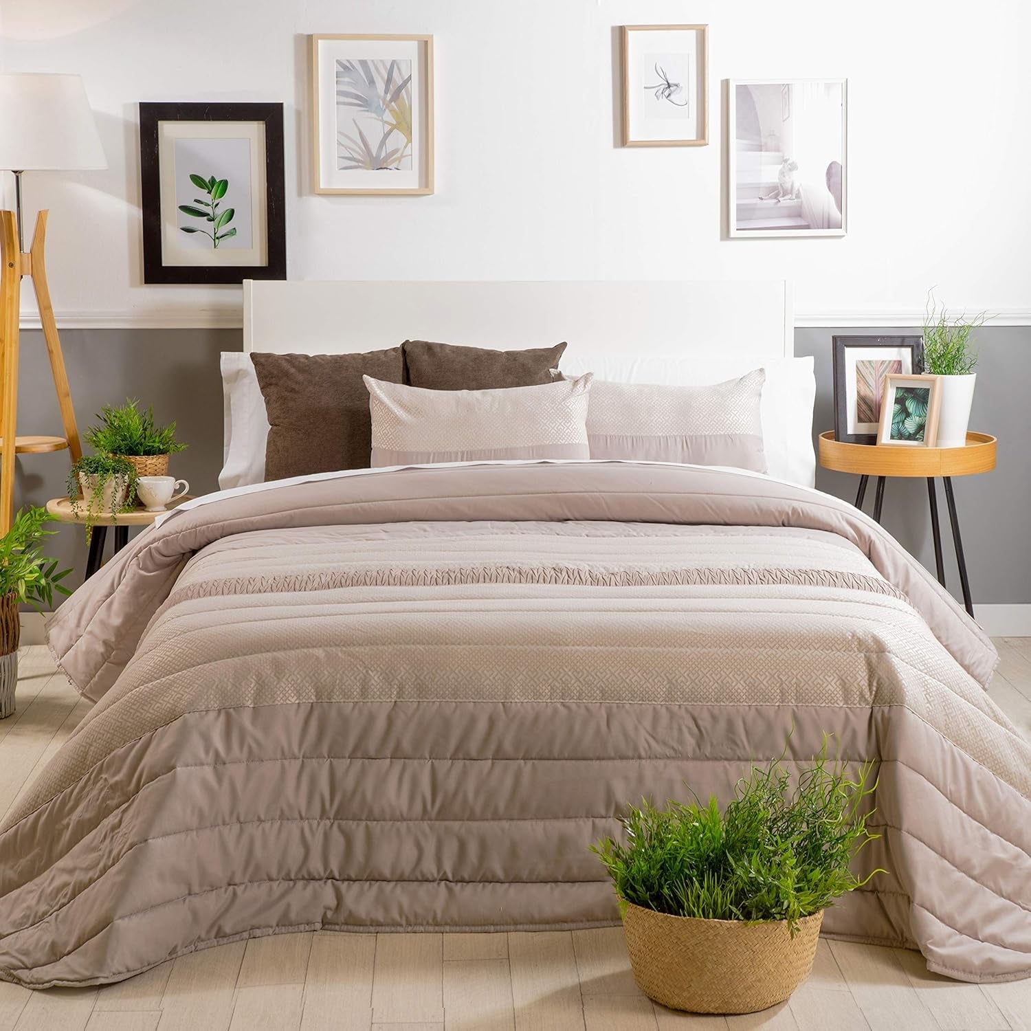 Piumino Spring 3, panna, per letto largo 135 cm Trapunte e trapunte Naty Shop Colore panna letto largo 135 cm