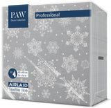 PAW - Tovaglioli Airlaid (40 X 40 Cm) I 50 Pezzi I Perfetto per Natale, Inverno, Vacanze I Decorazioni per la tavola della Vigilia di Natale I Tovaglioli Simil Tessuto Airlaid Rami Invernali I Rami Invernali