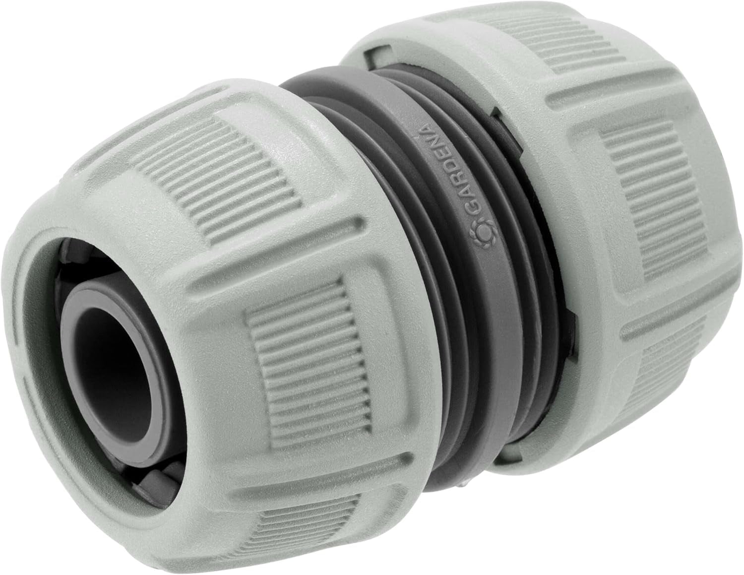 Riparatore Gardena da 13 mm (1/2 pollice) e 15 mm (5/8 pollice): riparazione facile e veloce del tubo senza attrezzi, Power Grip, elevata forza di serraggio, in scatola (18232-20)