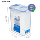 Contenitore per prodotti sfusi LocknLock PP Classic da 1,8 l | 15,1 x 10,8 x 19 cm | Scatola di immagazzinaggio sigillata al 100% | distributore di cibo per muesli o cibo | Contenitore per alimenti senza BPA e lavabile in lavastoviglie Naty Shop Scatole per la conservazione degli alimenti