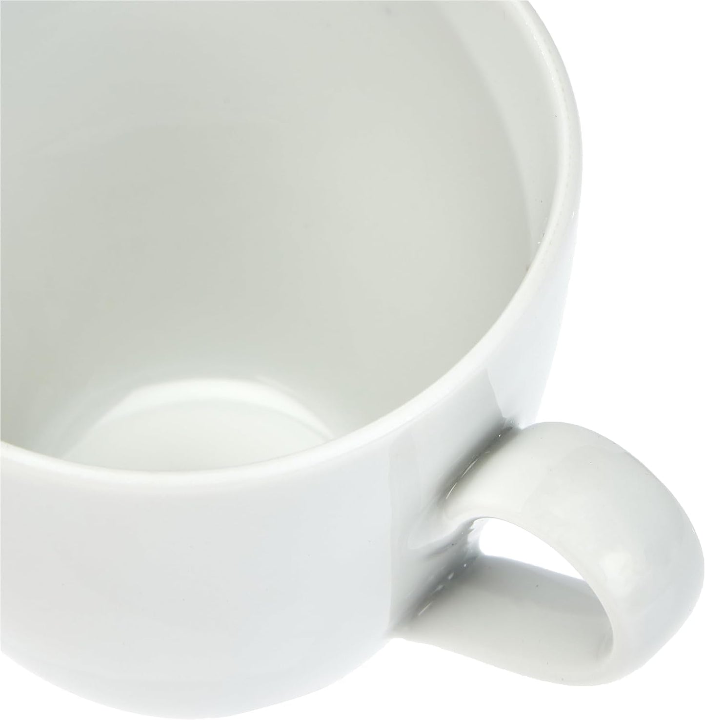 Alessi SG53/87 'Mami' Kaffee-Obertasse 6 Stück aus white Porzellan 8.0 cm Durchmesser