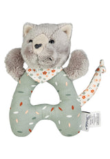 Lilly Cat Sterntaler Catch Toy - Giocattolo di attività motoria per sonaglio, tocco e gioco - Peluche per neonati e bambini con sonaglio come amico fedele - Giocattolo per bambini in tessuto morbido, Grigio Bebe Naty Shop Toys Titolo predefinito