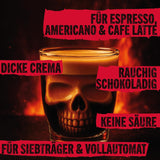 DEAD OR ALIVE DIAVOLO – Espresso Extra Fondente – 100% Robusta – Estremamente Forte – Bassa Acidità – Crema Stabile – Fagioli Interi 1kg – Arrosto Napoli