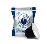 Caffè Borbone Respresso, Blue Kaffeemischung - 100 Capsule - Compatibili con Nespresso®* Haushalts-Espressomaschinen