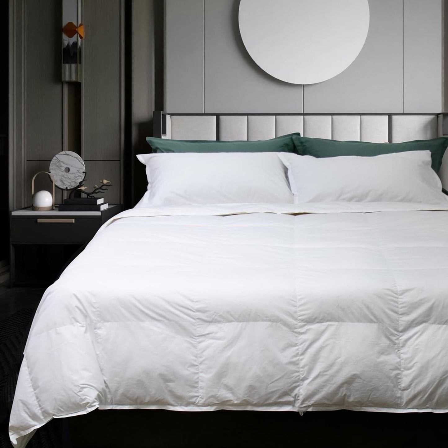 Nottetempo, piumino d'oca, letto singolo, 205 X 155 X 2 Cm, Bianco Piumini e Trapunte Naty Shop Singolo 205 X 155 X 2 cm