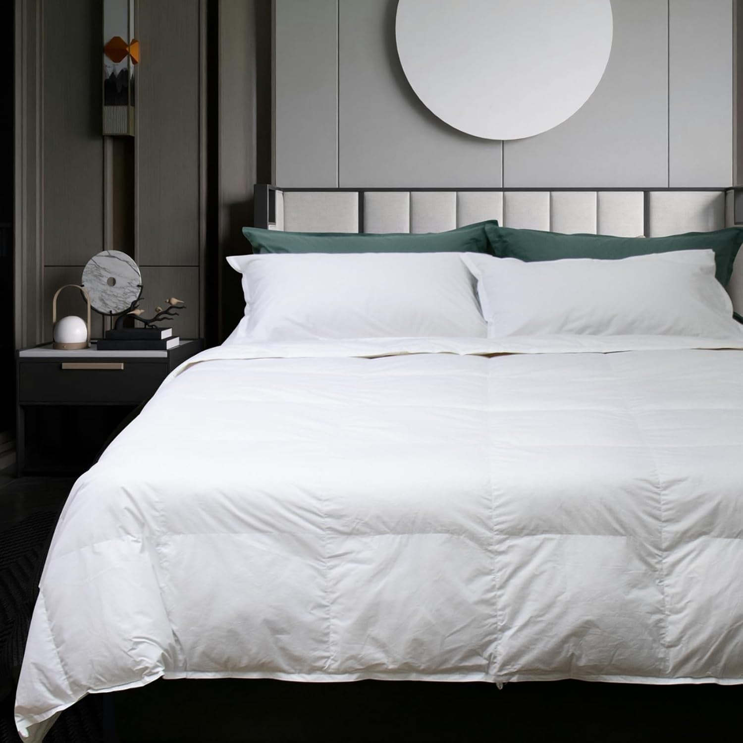 Nottetempo, piumino d'oca, letto singolo, 205 X 155 X 2 Cm, Bianco Piumini e Trapunte Naty Shop Singolo 205 X 155 X 2 cm