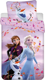 Frozen Kinderbettwäsche Set Bettbezug 140X200 + Kopfkissenbezug 70X90 Aus Baumwolle Öko-Tex Standard Für Mädchen Frozen Eiskönigin Anna ELSA Olaf Naty Shop Titolo predefinito