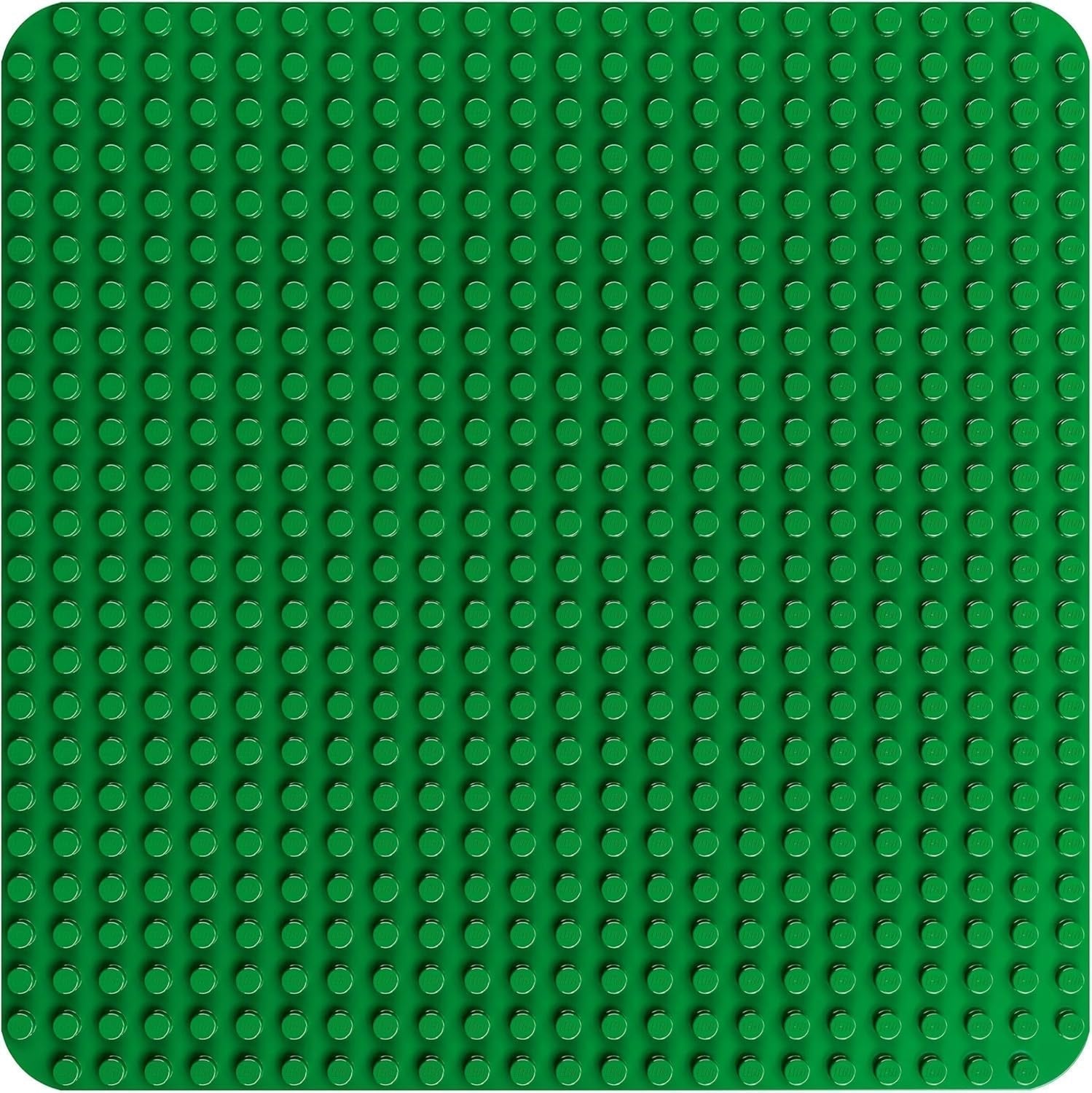 Pannello da costruzione LEGO DUPLO verde, Giocattolo da costruzione per bambini a partire da 18 mesi, Per esporre modelli, Permette ai bambini in età prescolare di costruire in modo creativo e giocare con fantasia, Giocattolo educativo 10460 Set da costruzione Besuche den LEGO-Store