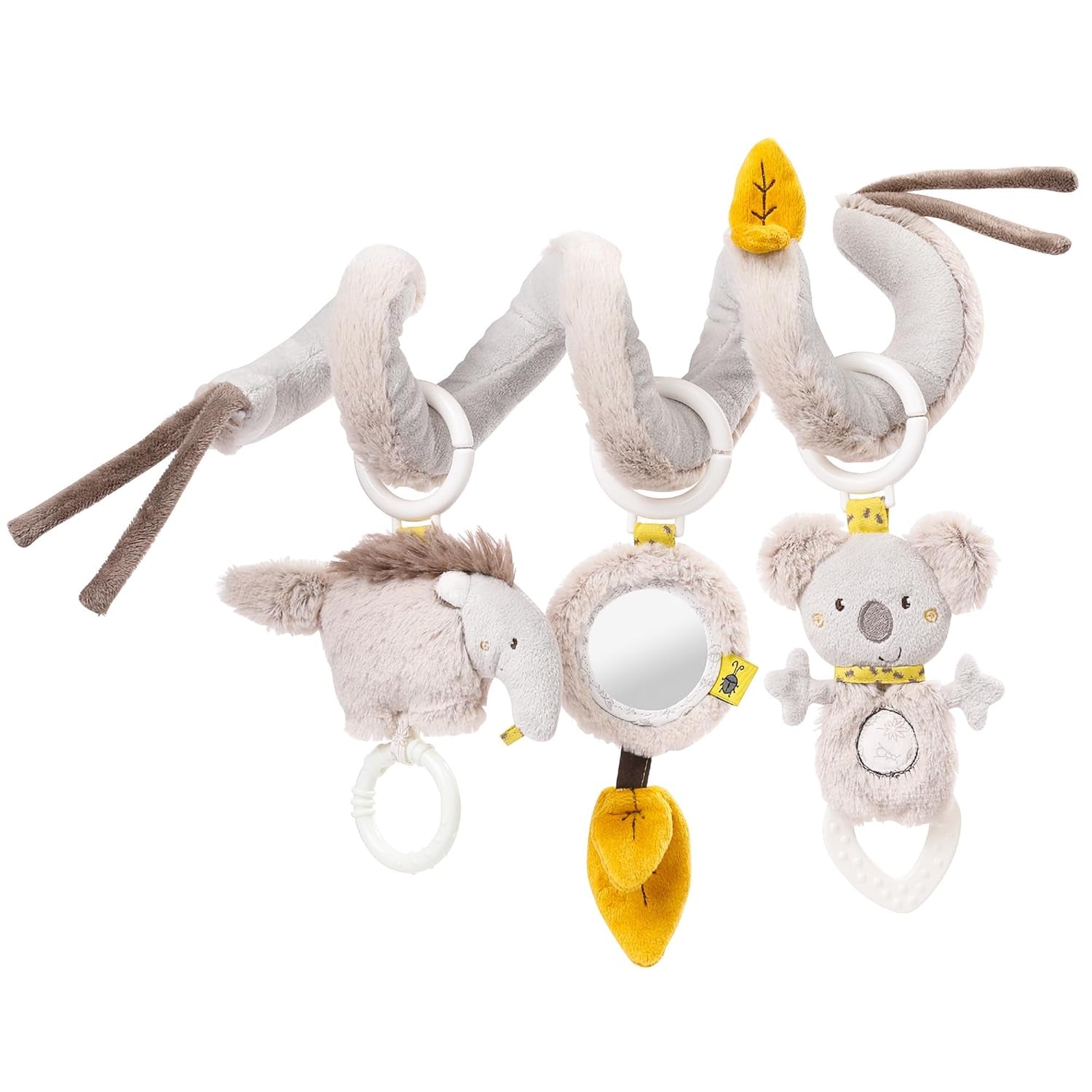 Fehn Activity Spiral Sleeping Forest - giocattolo per passeggino spingi e tieni - giocattolo per lettino, box, passeggino e seggiolino auto - gioco di attività motoria per neonati e bambini da 0+ mesi Baby Toys Naty Shop Italia