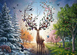 Ravensburger Puzzle 12001088 - Il Cervo Magico e le Quattro Stagioni - Puzzle da 1000 pezzi per Adulti 14+ Puzzle Naty Shop Titolo predefinito