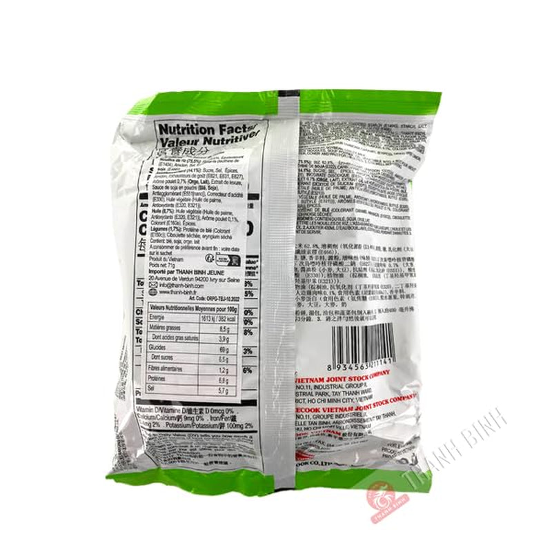 - OPPURE Tagliatelle istantanee con pollo e riso - (1 x 71g)