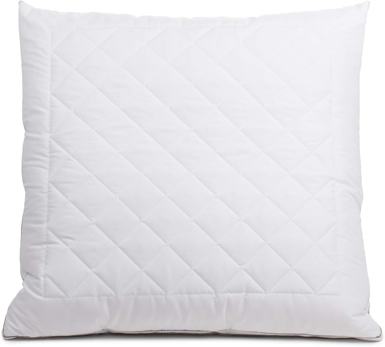 Gözze - Cuscino con cuscino interno 150G e striscia climatica, incluso sacchetto di ricarica, 40 X 80 Cm - Bianco Cuscini standard Naty Shop Bianco 80 X 80 Cm