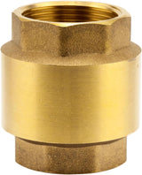 Valvola intermedia Gardena in ottone: valvola unidirezionale in ottone massiccio, filettatura 42 mm (G 1 1/4 pollici) per il collegamento alle pompe (7232-20)