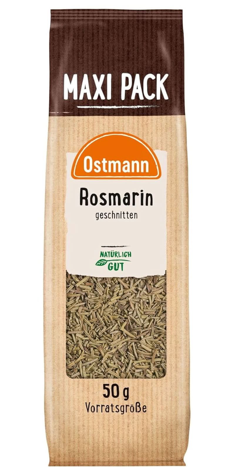 Ostmann, Rosmarino tritato, 50 grammi Condimente Naty Shop