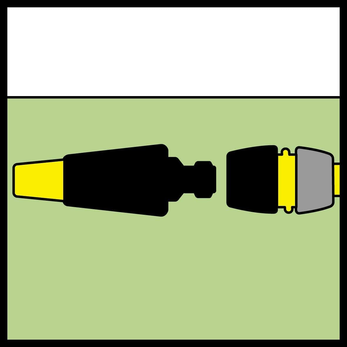 Raccordo per tubo Kärcher 2.645-194.0 (Universal Plus, con Aqua Stop) nero, piccolo