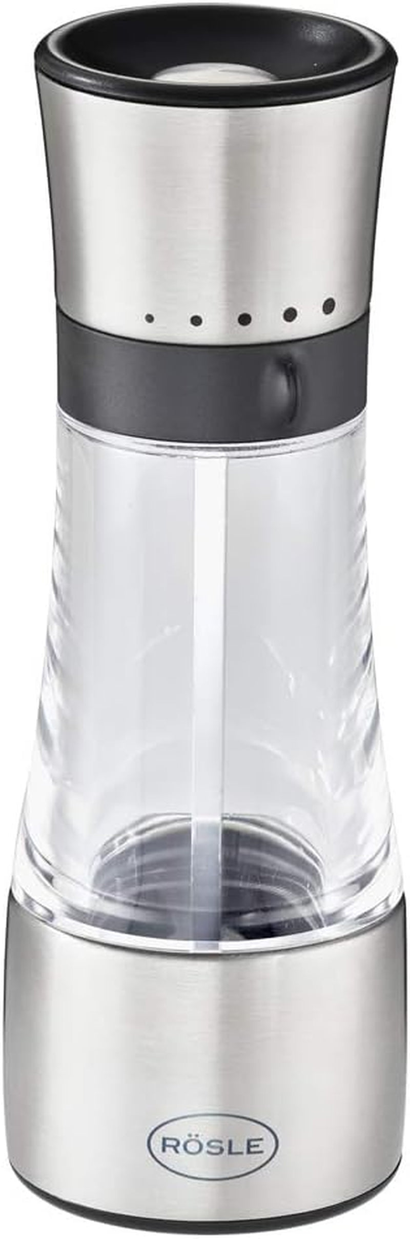 RÖSLE Macina noce moscata, acciaio inox 18/10 Pelapatate Naty Shop Gewürzmühle