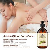 Olio di jojoba biologico 1 litro, puro al 100% Cosmetici e Bellezza Naty Shop