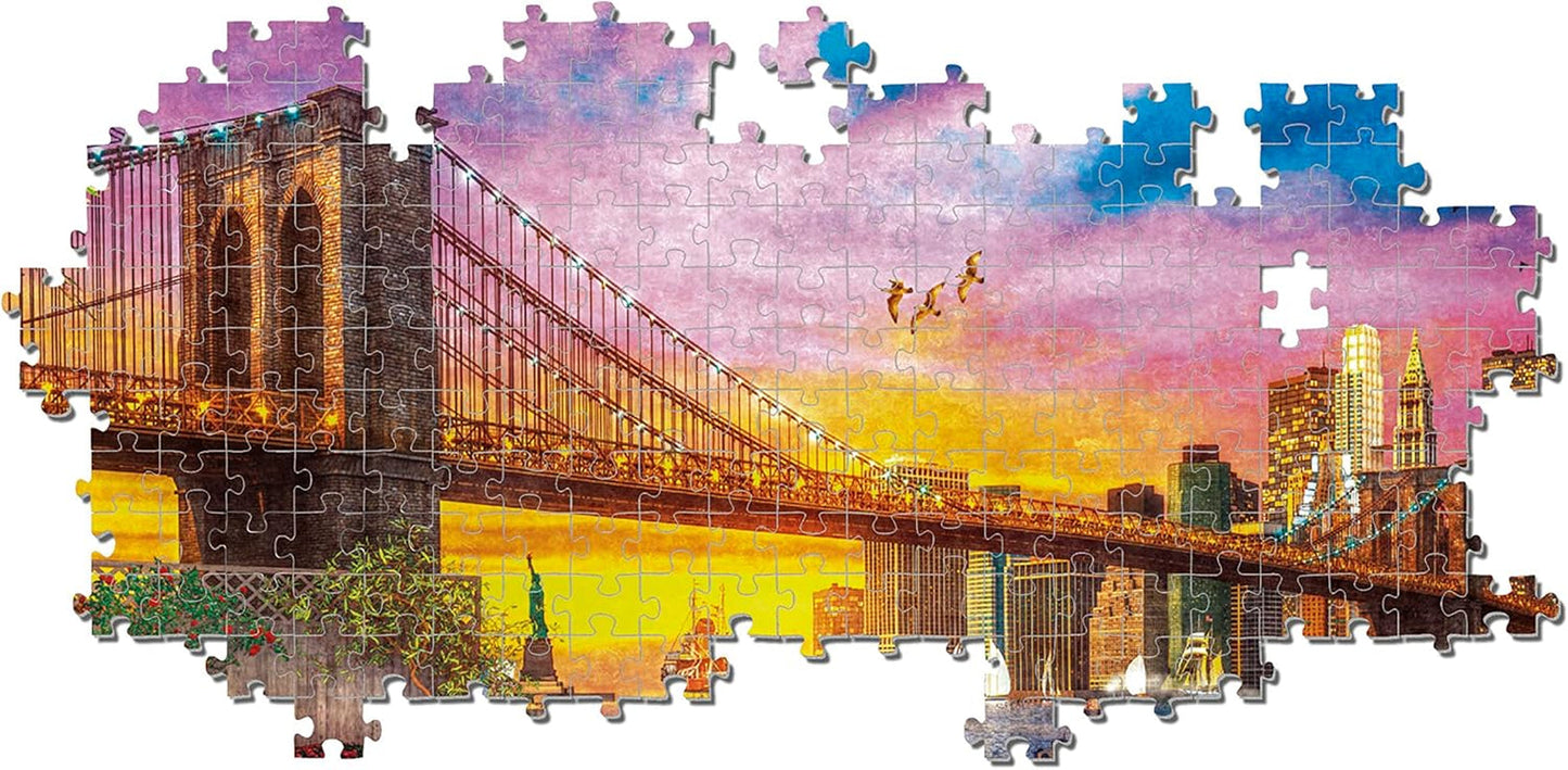 Clementoni - Collezione 33552 - Manhattan Balcony Sunset, Puzzle 3000 pezzi per adulti e bambini 10 anni, gioco di abilità per tutta la famiglia Puzzle Naty Shop