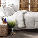Lush Decor Trapunta Farmhouse a righe, Full/Queen, Piumini e trapunte grigie Naty Shop
