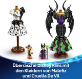 LEGO € Disney Villains I vestiti di Malefica e Crudelia De Mon - Giocattolo per ragazzi e ragazze da 9 anni - Incl. 2 mini bambole e 2 personaggi di animali - Regalo di compleanno per i fan 43262 Set da costruzione Acquista dal negozio LEGO