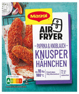 MAGGI Airfryer Knusper Hähnchen - Paprika und Knoblauch, confezione 1 (1 x 39g)