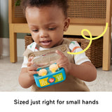 FISHER-PRICE Gioca e impara divertendoti con i tappi per le orecchie Play - Tappi per le orecchie interattivi con luci divertenti, canzoni di apprendimento e attività motorie complesse, oltre 20 canzoni e frasi, da 6 mesi in su, HWY45 Giocattoli per bambini Naty Shop