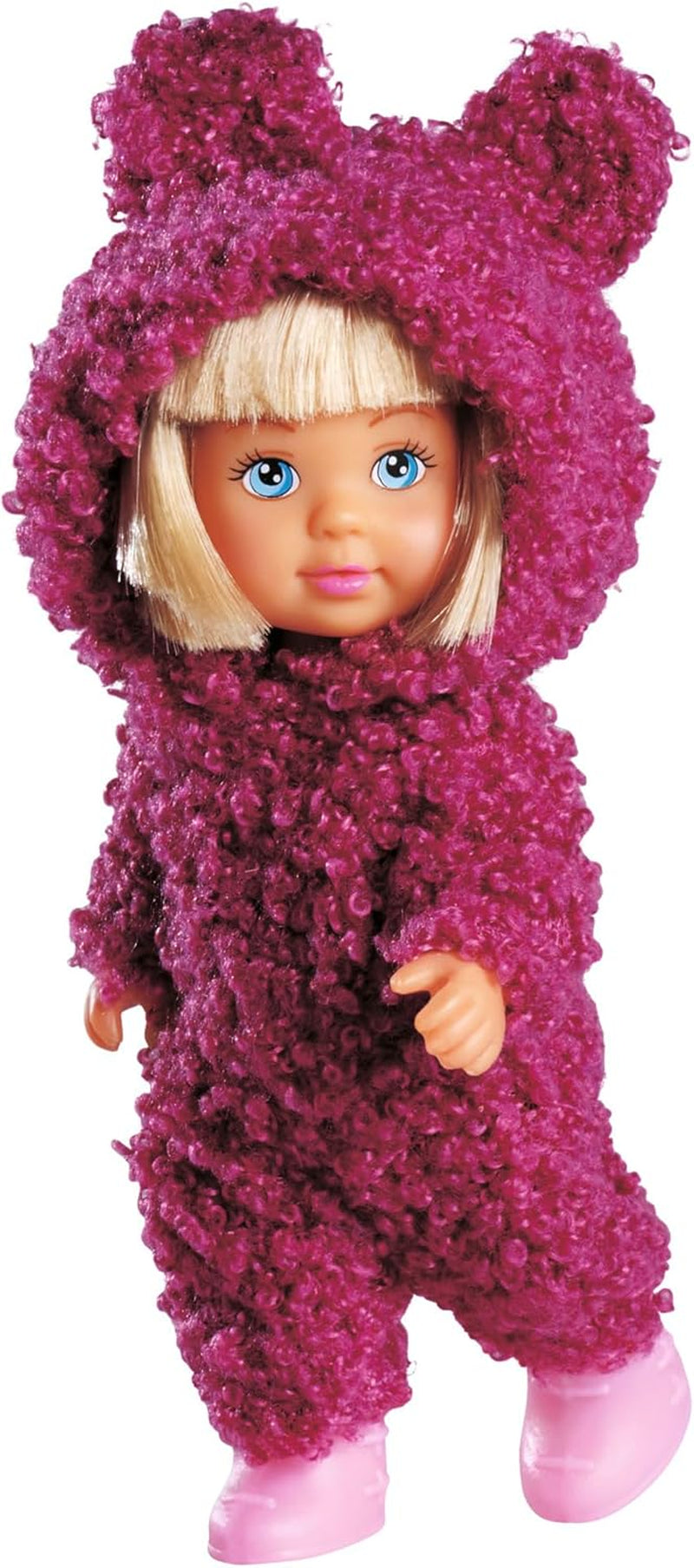 Simba Evi Love Cute Teddy, Puppe di gioco in dolce tutina Teddy, 12cm, da 3 anni
