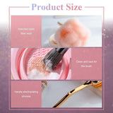 2 contenitori per il trucco dei blumen, 1 waschschüssel, pennelli per nail art, contenitori per il trucco del fondotinta, accessori per il trucco per nail art