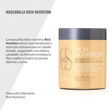 Maschera idratante per capelli - Nutrizione ricca - 500 ml - capelli secchi e danneggiati - con olio di noce del Brasile - nutre e fornisce un'idratazione intensa ai capelli, ripara Naty Shop Hair Mask