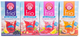 Teekanne Frio confezione da 4, ciliegia rabarbaro, ribes al limone, lampone al limone, pesca al frutto della passione (4 x 45 g)