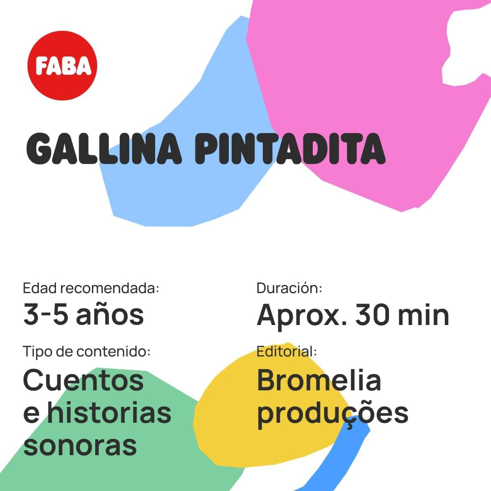 Caracter Sonoro - Gallina Pintadita - Storie e racconti sonori per ragazze e ragazzi 2-4 anni, giocattoli e contenuti educativi in spagnolo Giocattoli Bebe Naty Shop