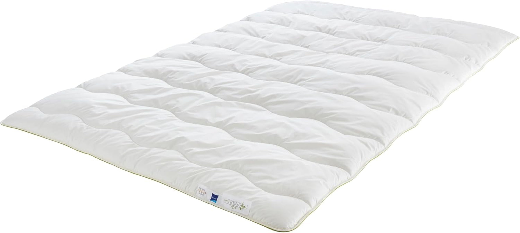 Badenia Trendline Trapunta Eco Aerelle Blu Duo 135 X 200 Cm, Bianco, Certificato Öko-Tex, Prodotto secondo lo standard di qualità tedesco. Piumini e Trapunte Naty Shop