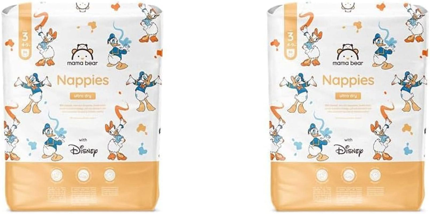 Pannolini Mama Bear Disney Ultra Dry taglia 4 (8-14 kg), bianco, 84 pezzi (1 confezione)